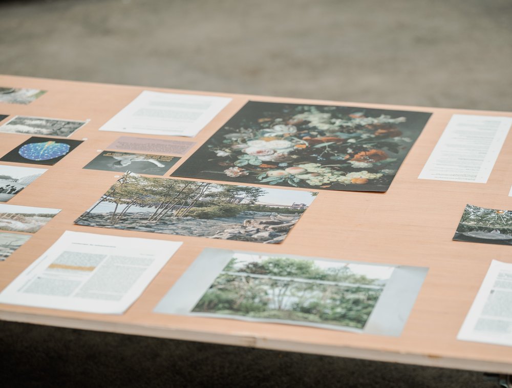 Documents displayed as part of an exhibition