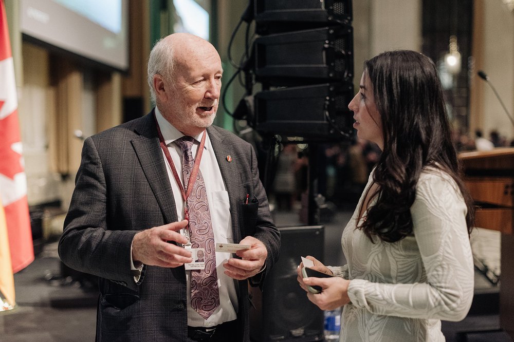 from left: Senator Brent Cotter, Daniele Dempsey-Doiron