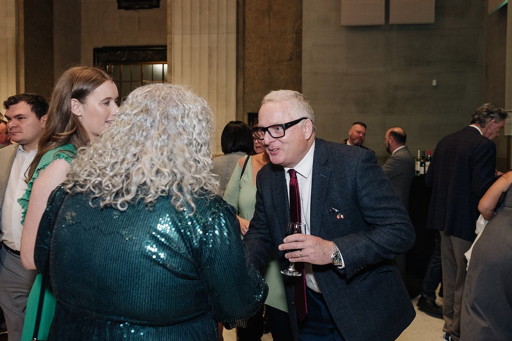 Left: Second Secretary Elisabeth O'Higgins, Consul General of Ireland to Vancouver Cathy Geagan, Sean Crossan