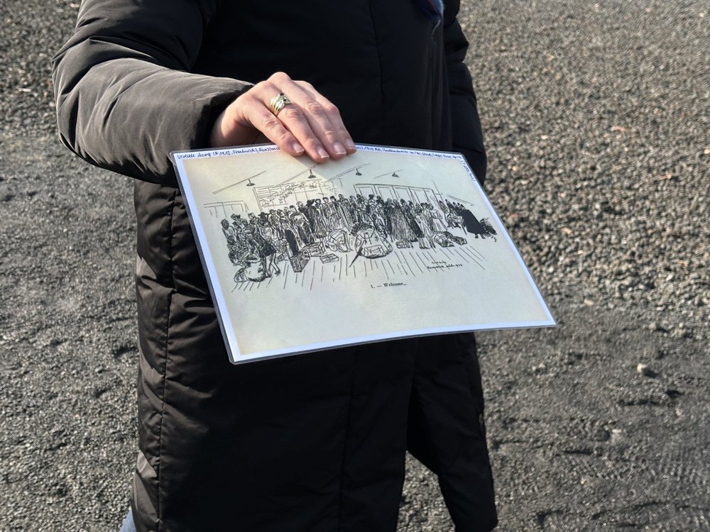 Illustration of camp life