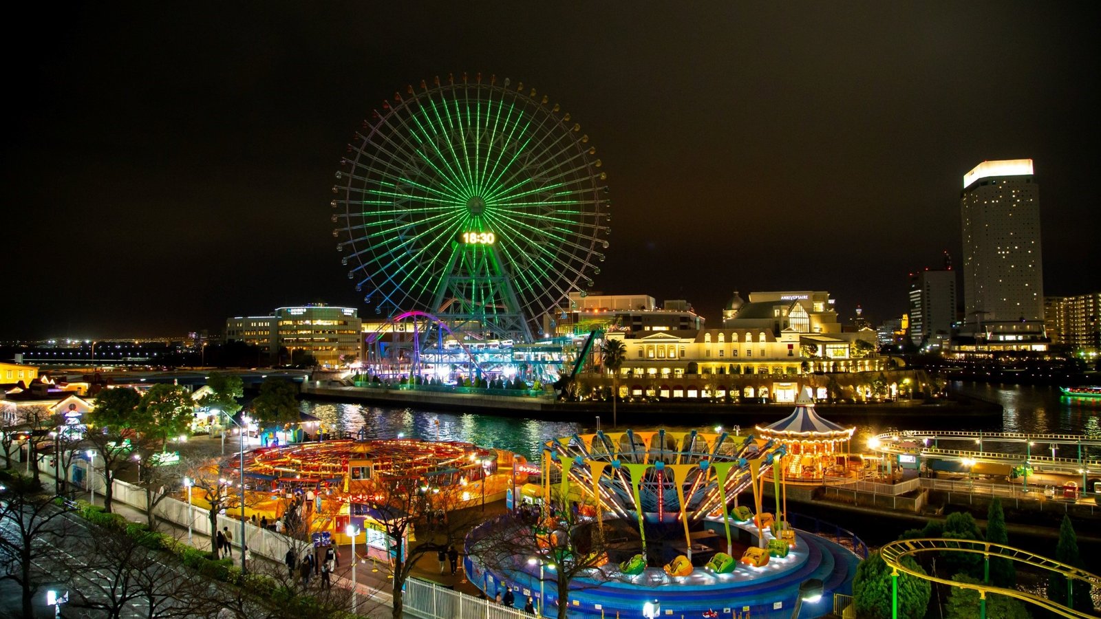 Green fireworks in Japan for SPD
