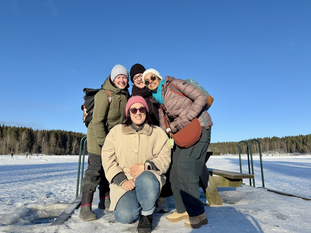 Prisons of Note Research Team (Lucy Cathcart Frödén, Noah Krogsholm, Sayati Das, and Áine Mangaoang) in Oslo, Norway