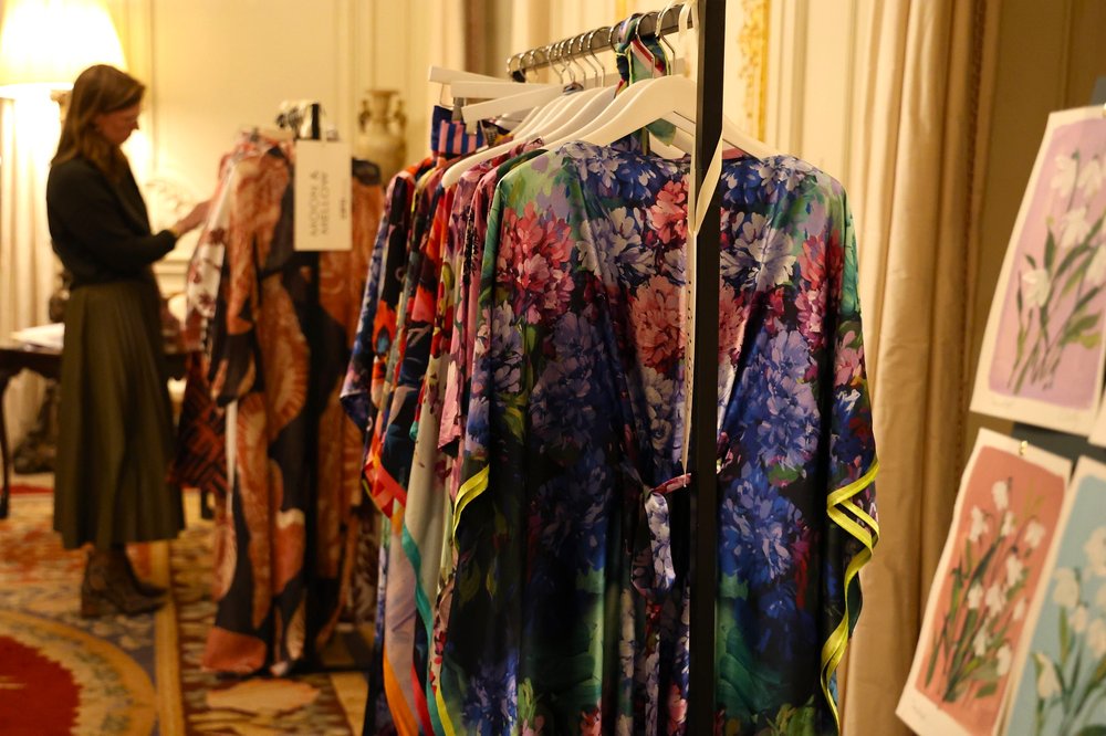 Racks of clothes by Irish designers