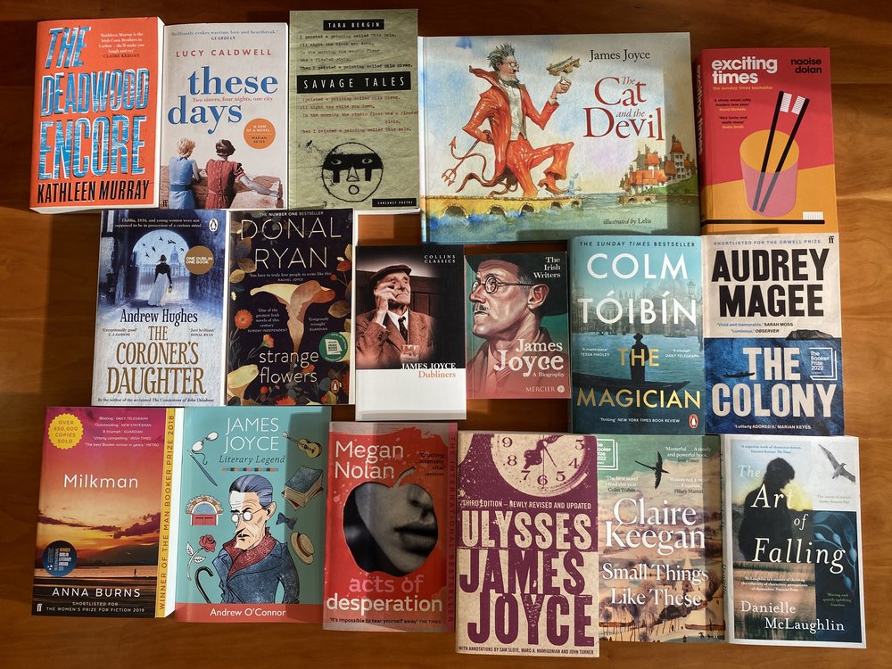 A selection of Irish books by both classic and contemporary authors.