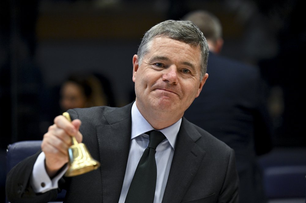 Minister Donohoe chairs the Eurogroup meeting