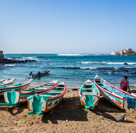Pirogue fishing boats