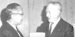 Ambassador Cornelius Christopher Cremin with UN-Secretary General U Thant