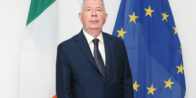 Headshot of Ambassador Pat Bourne