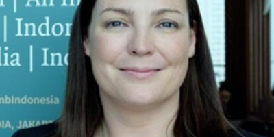 Headshot of Ambassador Designate Olivia Leslie.