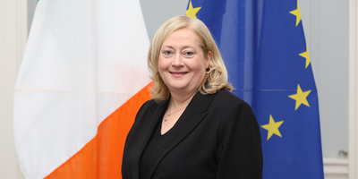 Headshot of Ambassador Moran.