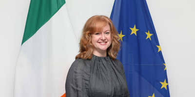 Ambassador presenting her credentials.