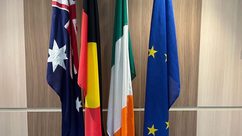 Photo of all the Flags