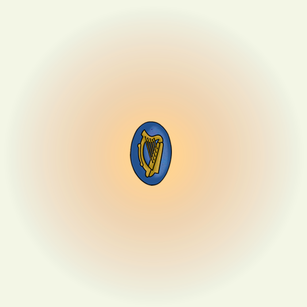 Illustration of a Embassy of Ireland Escutcheon