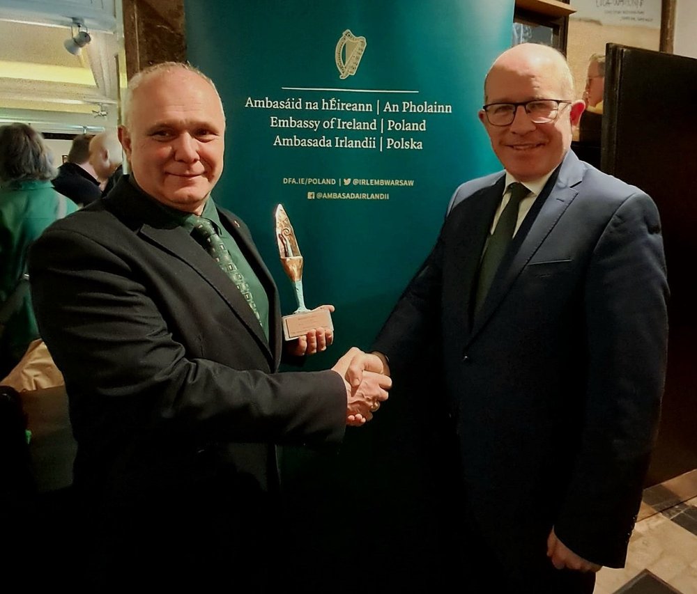 Krzysztof Schramm and Ambassador Haughey