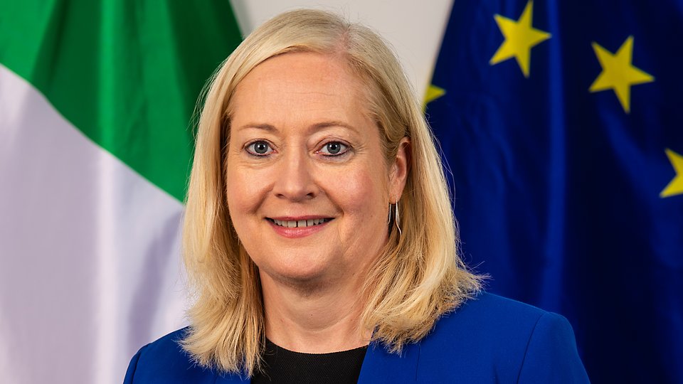 A headshot of Ambassador Moran