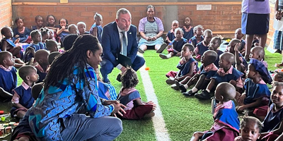 Cathaoirleach joins Minister for Education at school visit