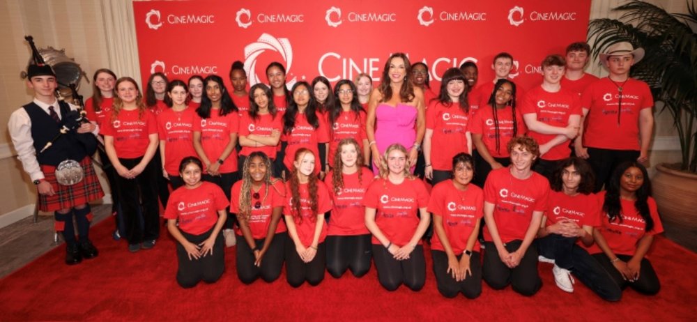Group photo of Cinemagic participants