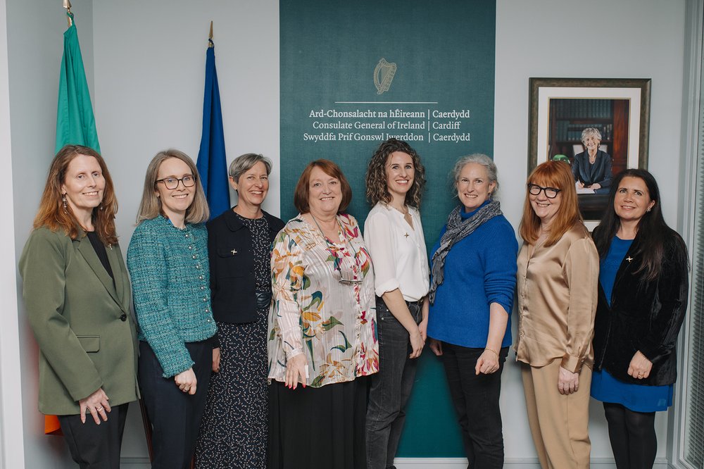 Group photo of the Irish Women's Network committee
