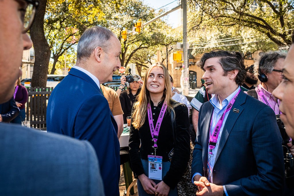panelist in Ireland House at SXSW
