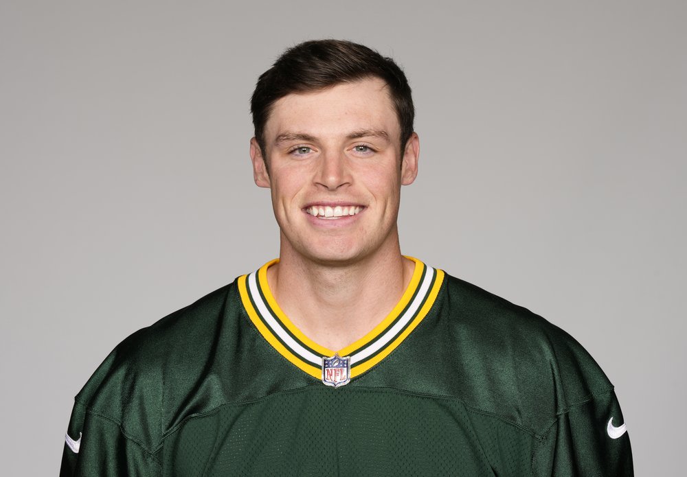 Headshot of Daniel Whelan wearing a Green Bay Packers jersey