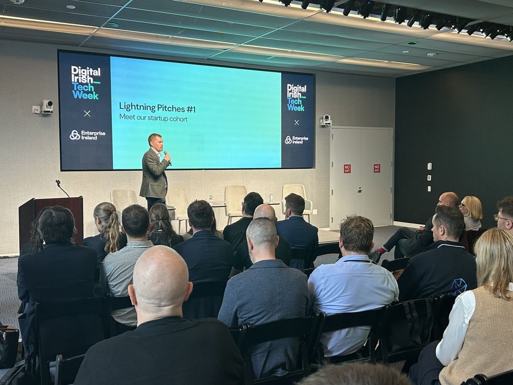 person addressing an audience