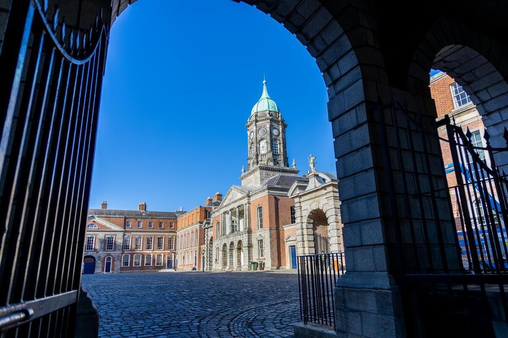 Dublin Castle on a sunny day