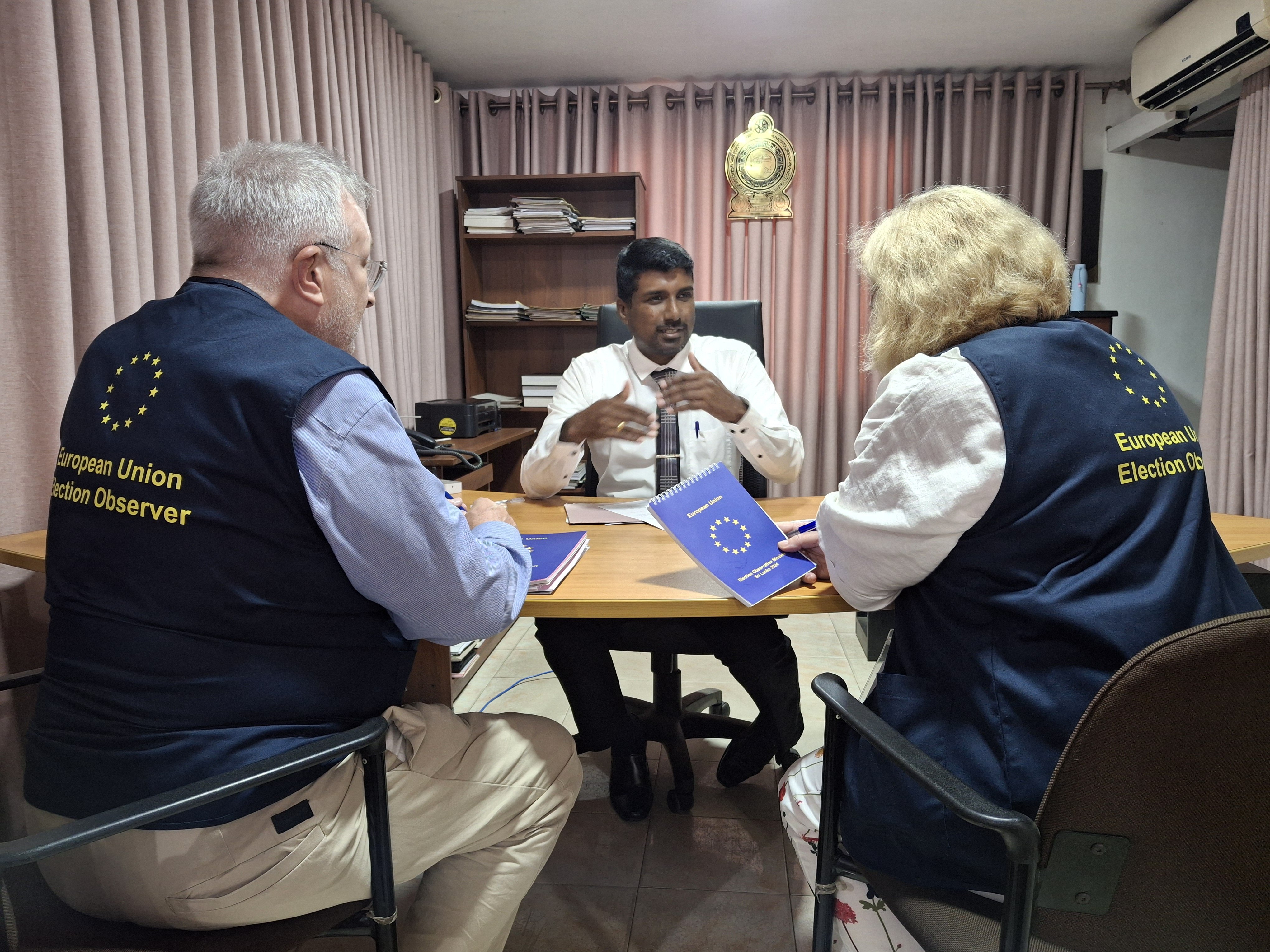 EU election observers in Sri Lanka