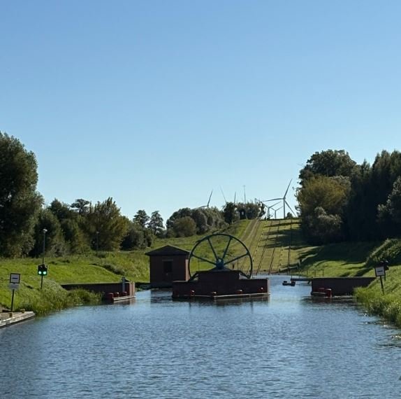 Elblag canal, northern Poland
