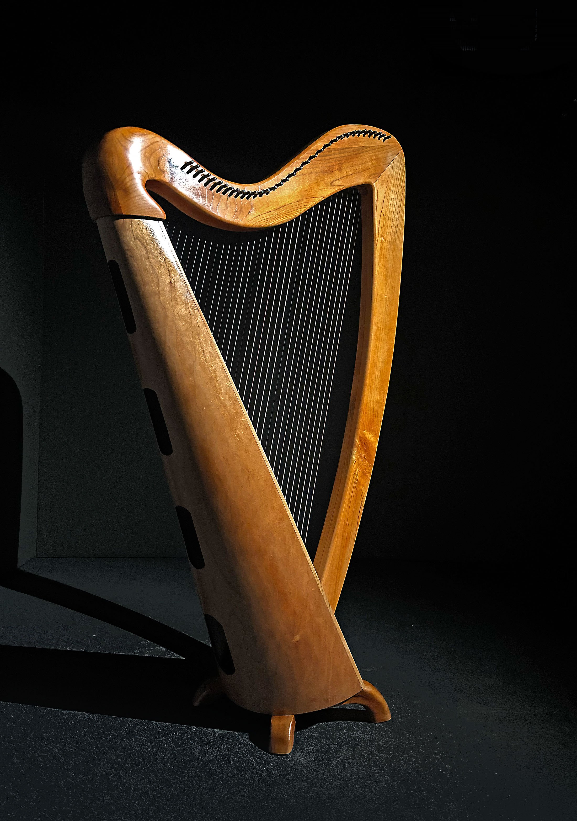 An Irish harp