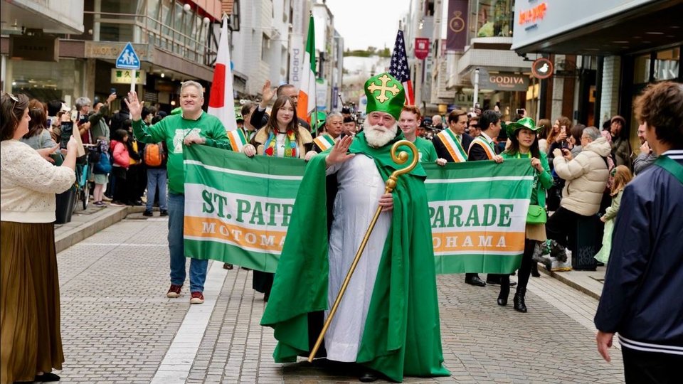 St Patrick's Day parade in Japan