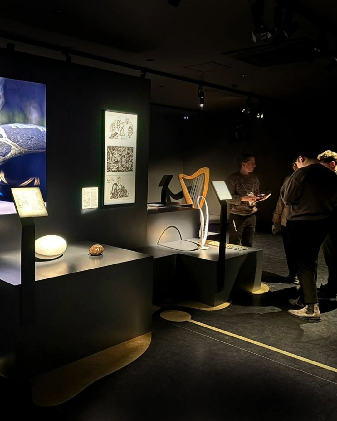 Various exhibits as part of the Ireland Pavilion exhibition
