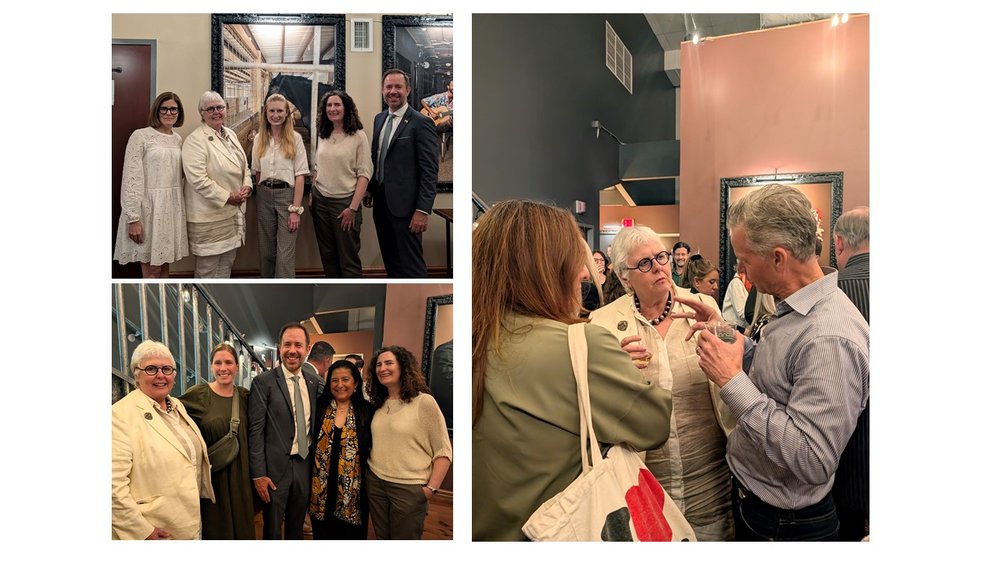 guests at the film screening reception