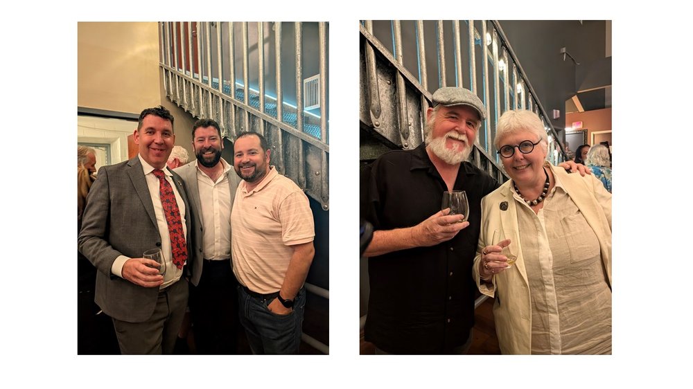 guests at the reception for a film screening