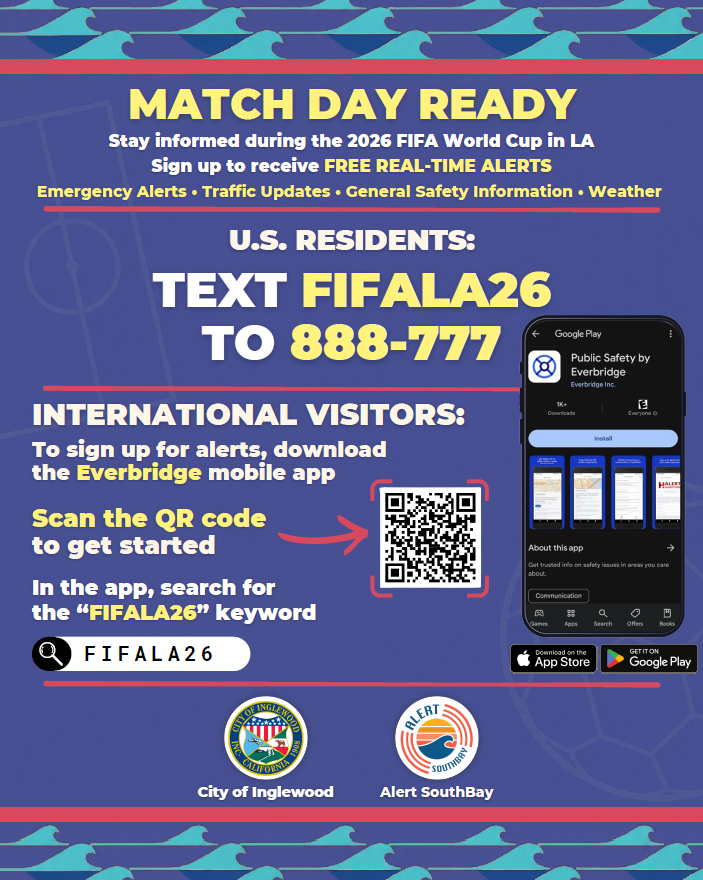 Stay Match Day Ready, download the Everbridge App to stay informed on the latest weather, traffic, and emergency updates from local authorities.