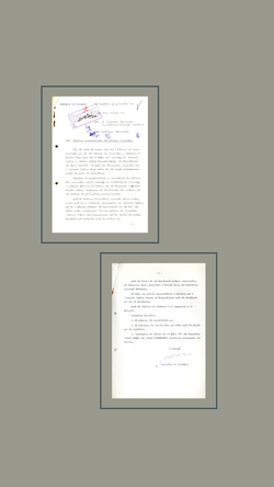 Report by the Ambassador of Greece in Paris, Aristides Pilavakis, immediately after his accreditation on 22 May 1975 in Dublin, as the first Greek Ambassador accredited to the Irish government.