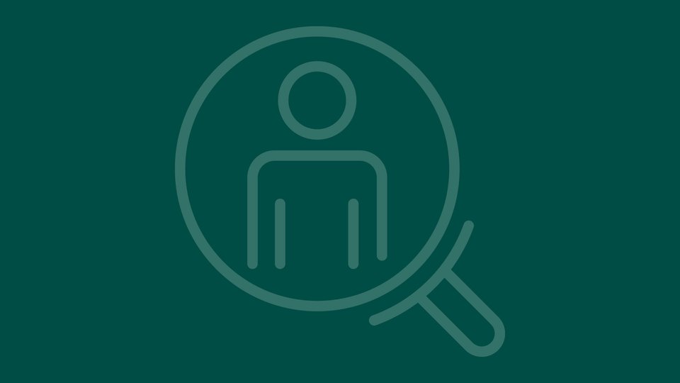 Icon representing the job search