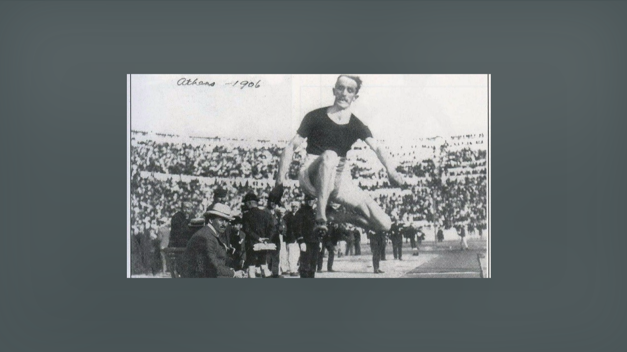 Photograph of Peter O'Connor in Athens 1906