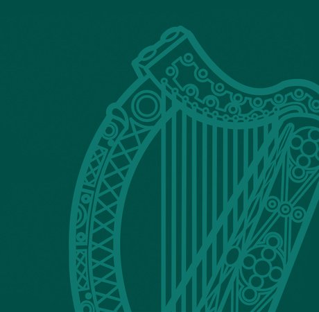 Green harp graphic