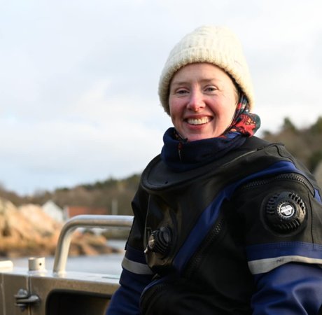 Photo of a woman on a boat