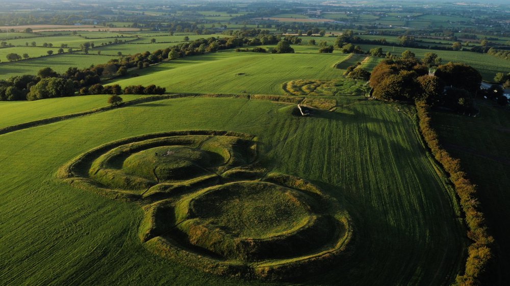 ring fort on a green hill