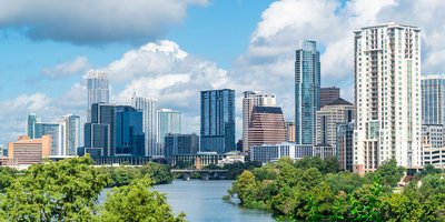 View of skyline of Austin.