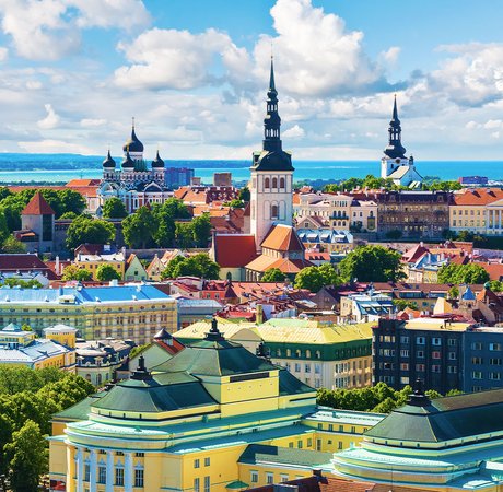 Skyline of Tallinn