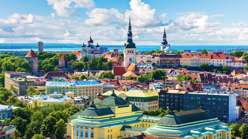 Cityscape in Estonia