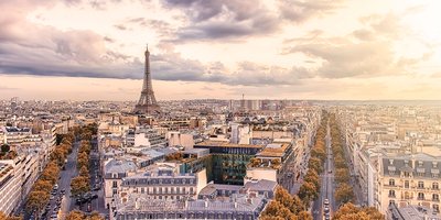Skyline view of Paris