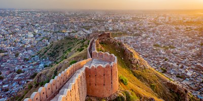Skyline view of New Dehli.