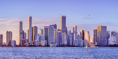 View of the Miami skyline