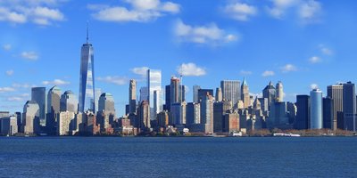 View of the New York skyline