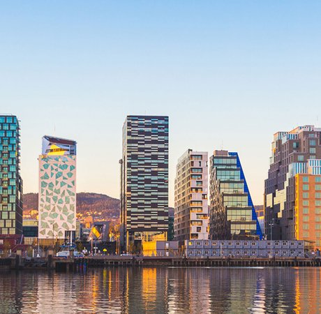 View of skyline of Oslo