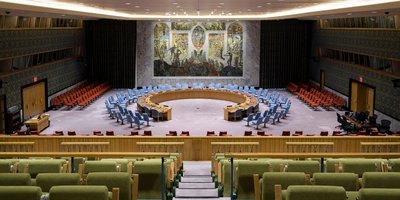 UN meeting room