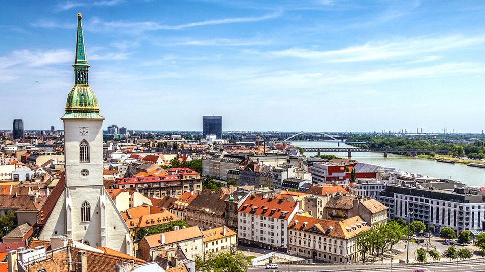Cityscape in Slovakia